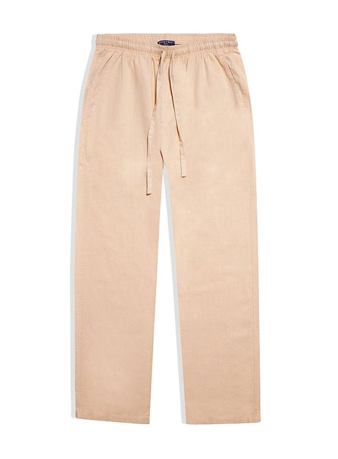 Beige linen Pant - Khotwh